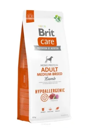 BRIT Care Dog Adult Medium Breeds Lamb & Rice 12 kg