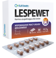 EUROWET Lespewet dla kota 60 tabletek