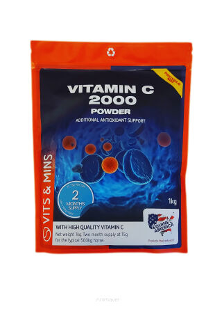 EQUINE AMERICA UK Vitamin C 2000 Powder 1 kg